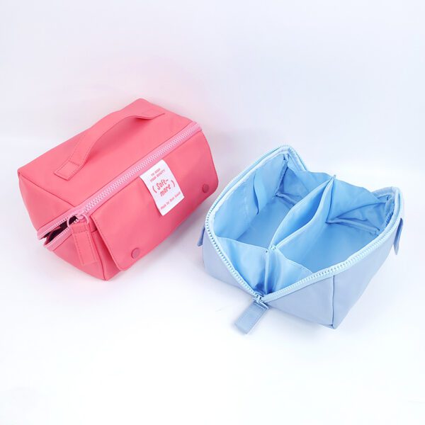 Popular Style Open Flat Nylon Makeup Bag