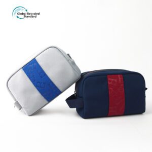 Recyclable men's travel makeup bag