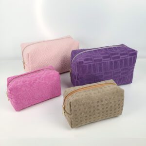 cute terry cosmetic bag