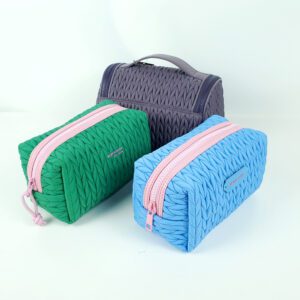 New design small quilted cotton cosmetic bag