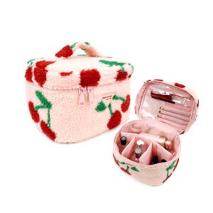 Soft teddy velvet cosmetic case